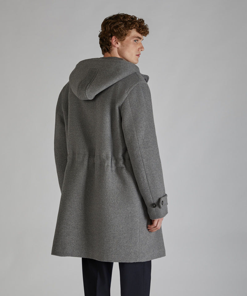Slowear Parka in panno di lana mélange Vendita Economica