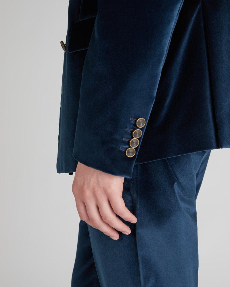 Slowear Giacca doppiopetto slim fit in velluto Vendita