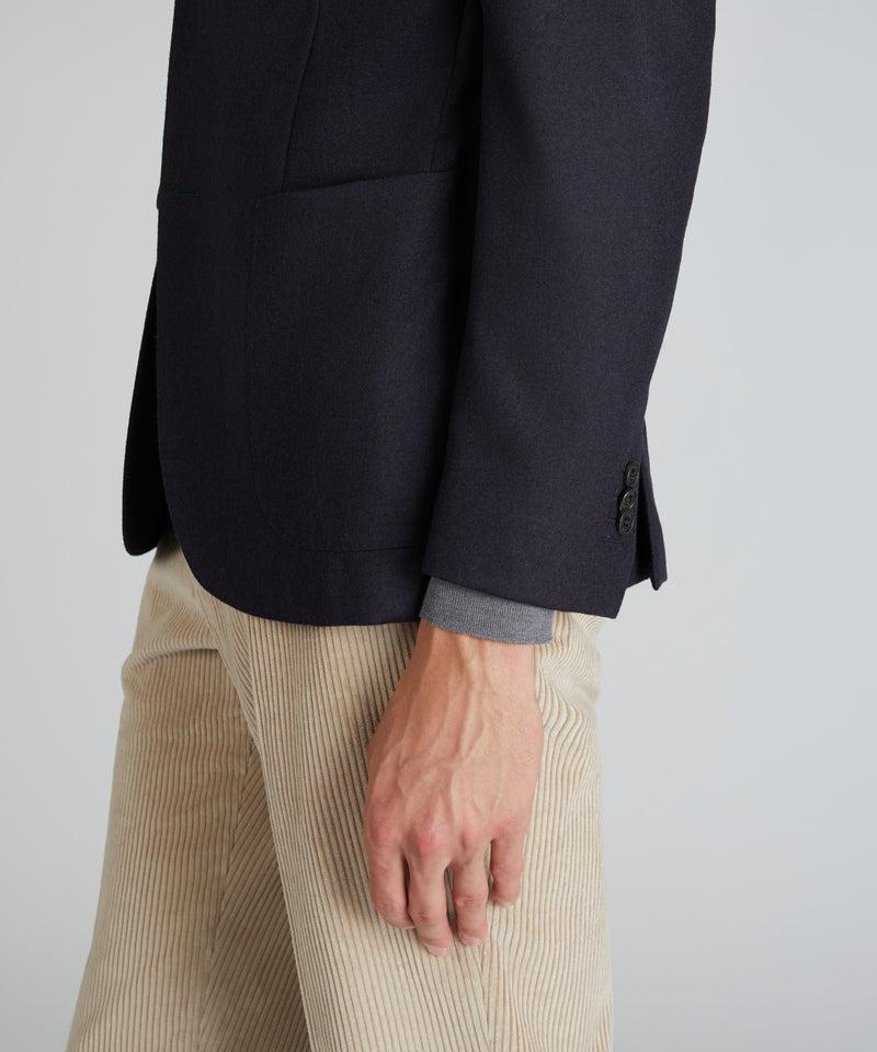 Slowear Giacca slim fit in flanella Soddisfazione Garantita
