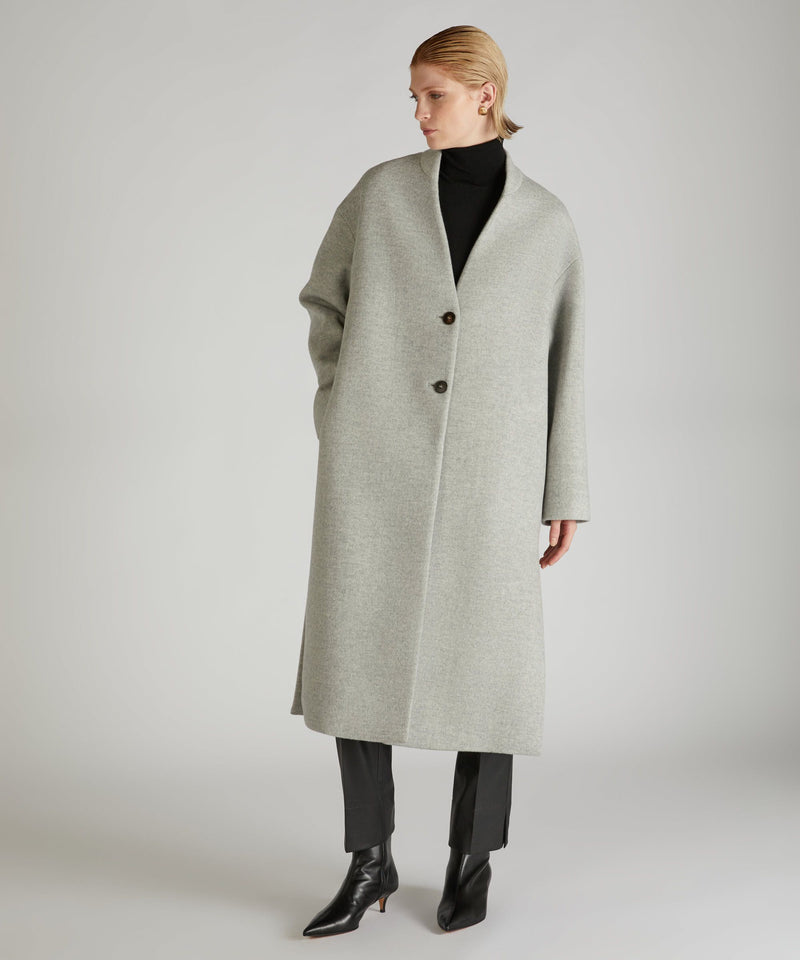 Slowear Cappotto wide fit in lana Vendita