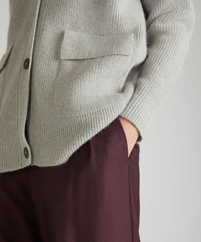 Slowear Cardigan over in lana e Angora Sottocosto