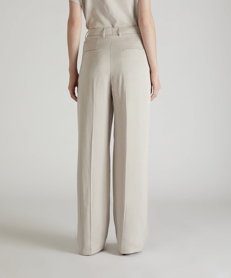 Slowear Pantalone wide fit in lyocell Vendita Calda