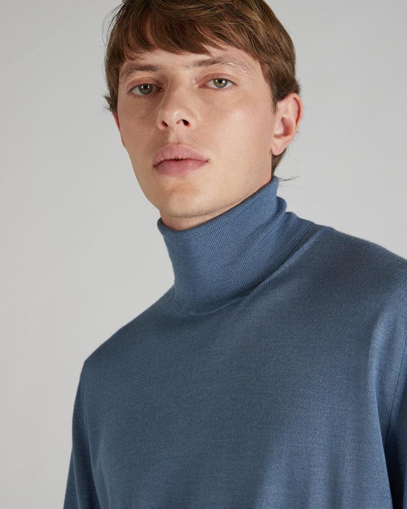 Slowear Dolcevita slim fit in cashmere e seta Vendite Flash