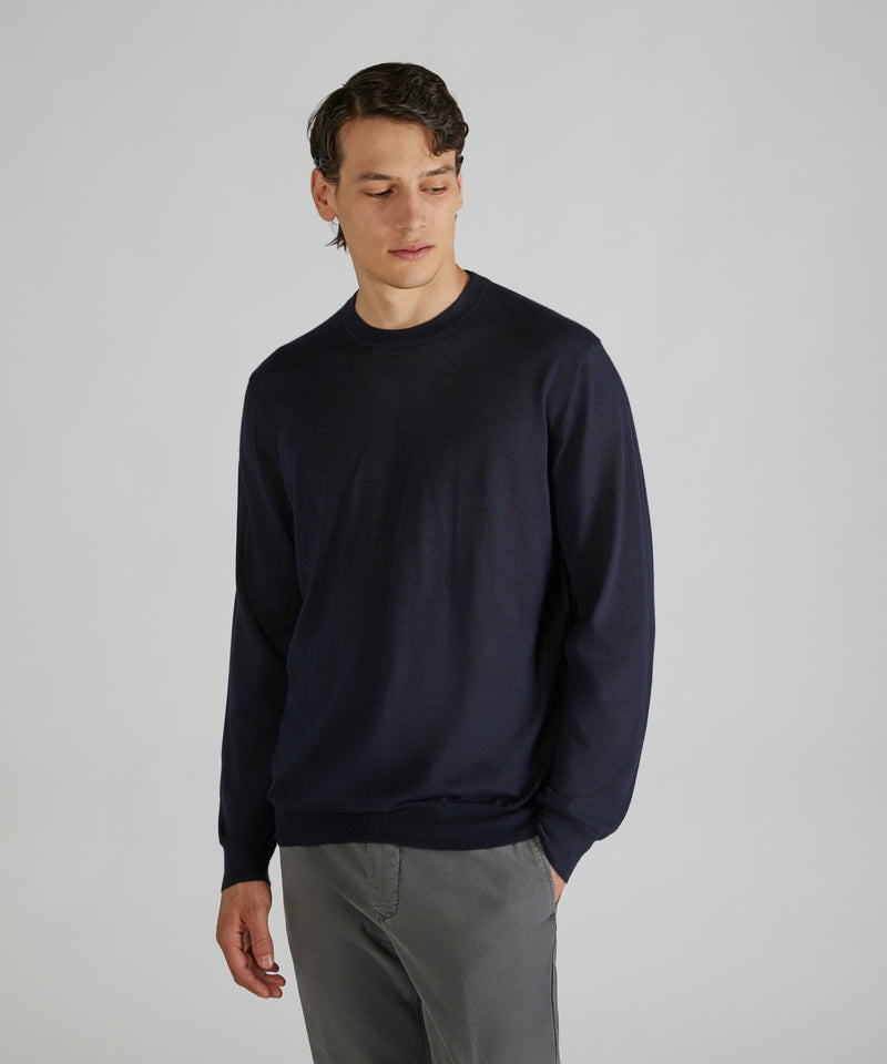 Slowear Girocollo slim fit in cashmere e seta Moda