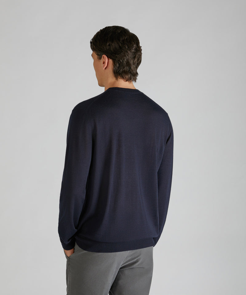 Slowear Girocollo slim fit in cashmere e seta Moda