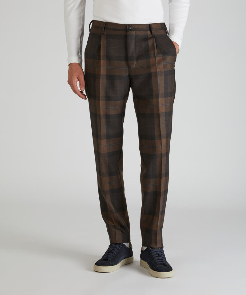 Slowear Pantalone tapered fit in lana Soddisfazione Garantita