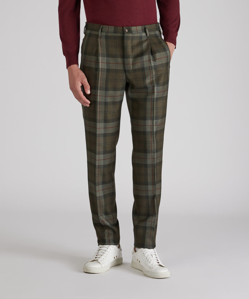 Slowear Pantalone tapered fit in lana Qualità Garantita