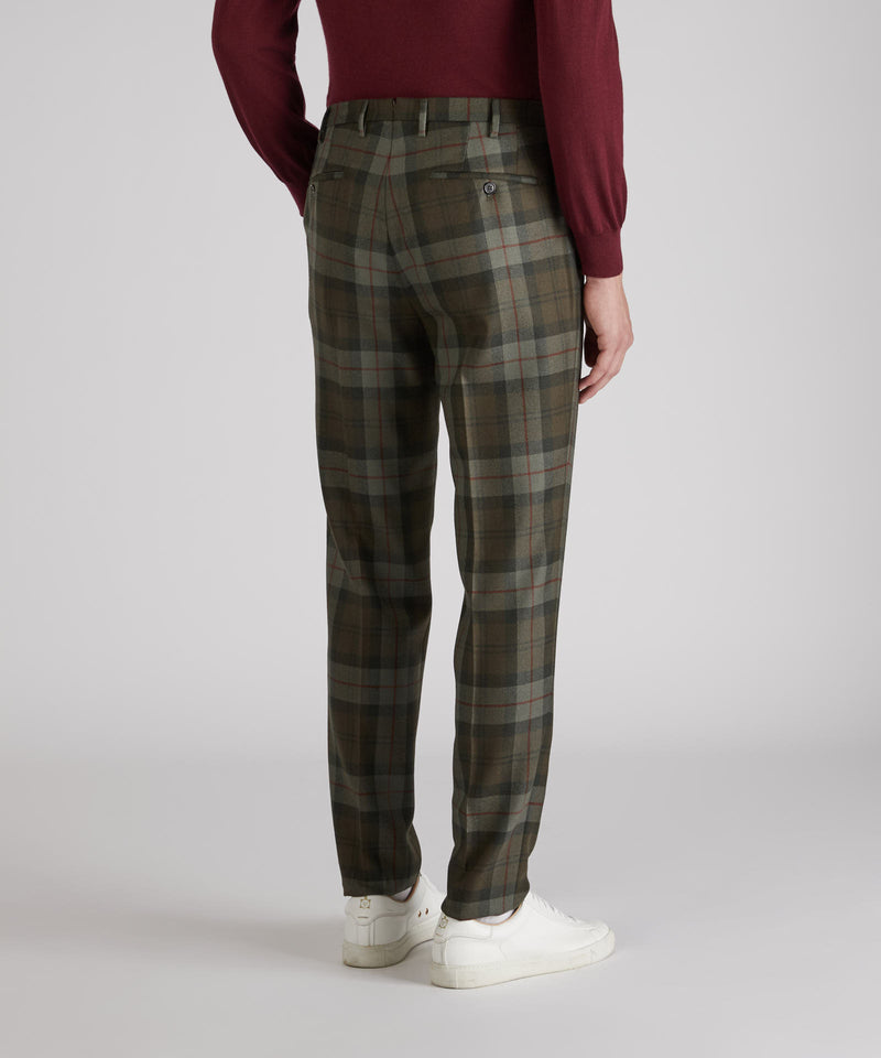 Slowear Pantalone tapered fit in lana Qualità Garantita