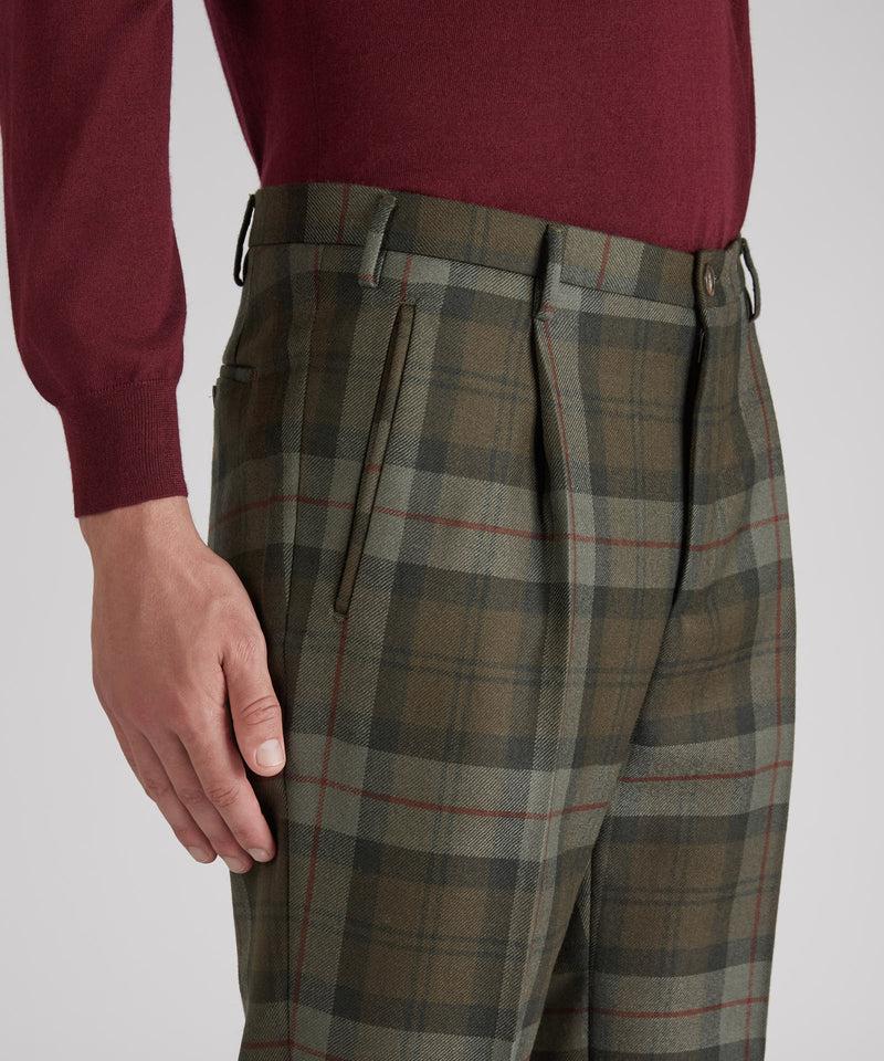 Slowear Pantalone tapered fit in lana Qualità Garantita