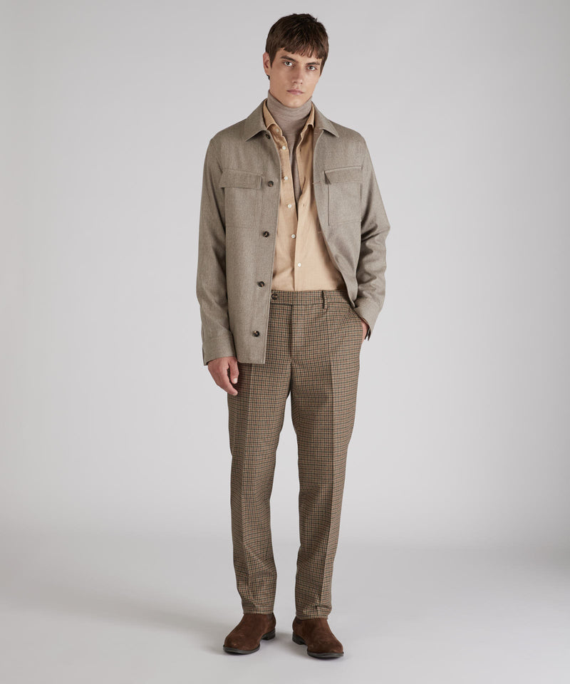 Slowear Pantalone tapered fit in misto lana Negozi Online