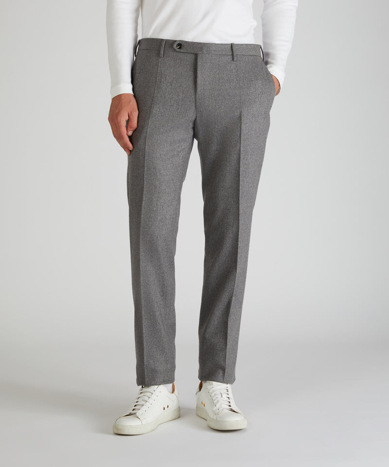Slowear Pantalone slim fit in flanella di lana e cashmere Acquista Ora