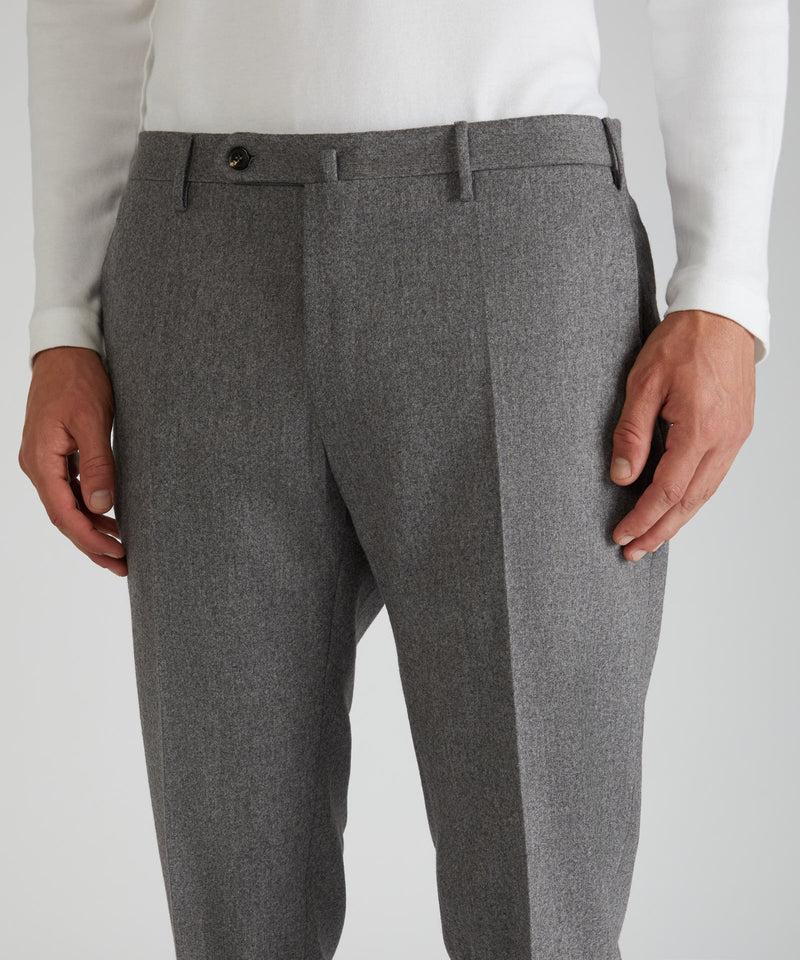 Slowear Pantalone slim fit in flanella di lana e cashmere Acquista Ora