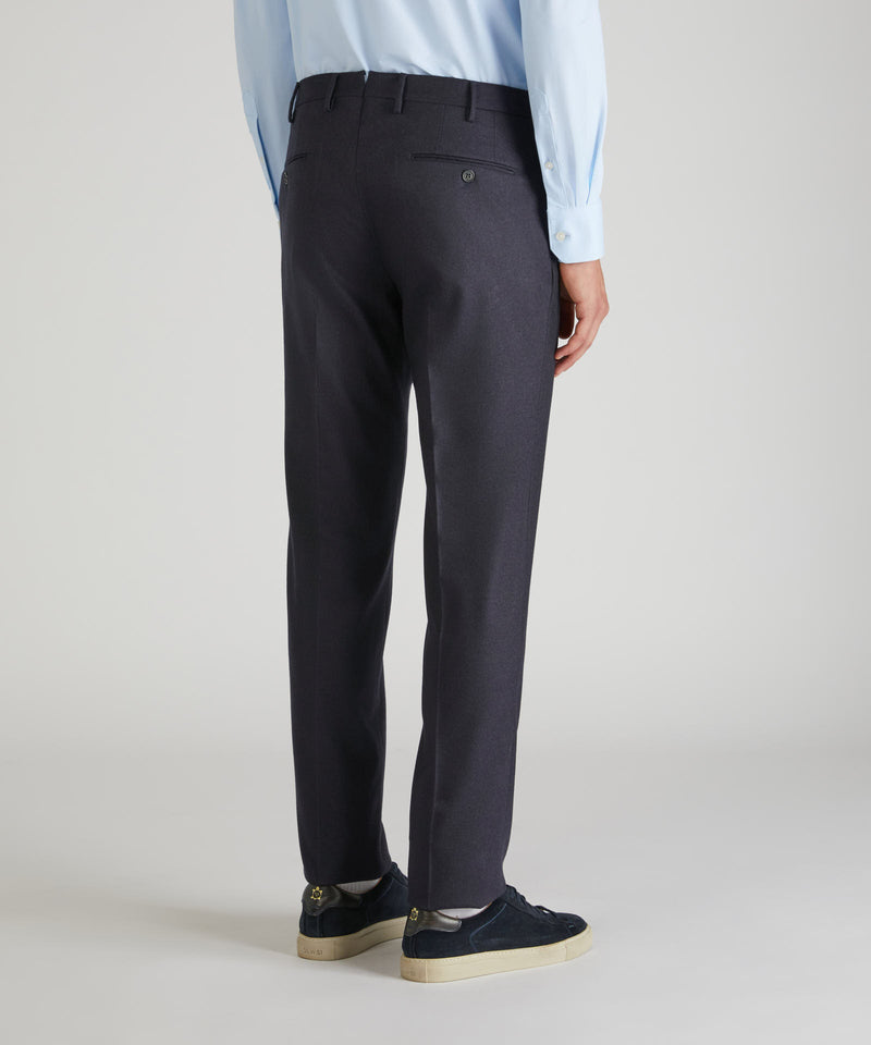 Slowear Pantalone slim fit in flanella di lana e cashmere Consegna Veloce