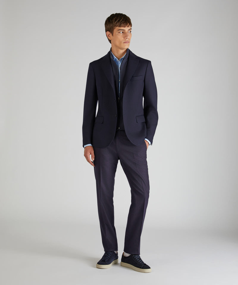Slowear Pantalone slim fit in flanella di lana e cashmere Consegna Veloce