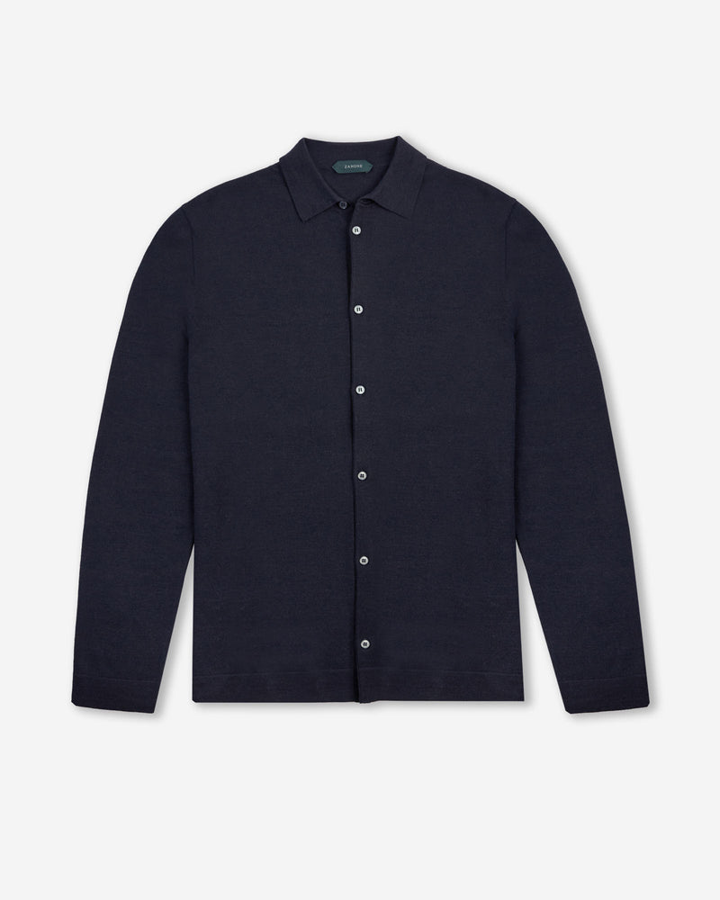 Slowear Camicia slim fit in Flexwool certificato