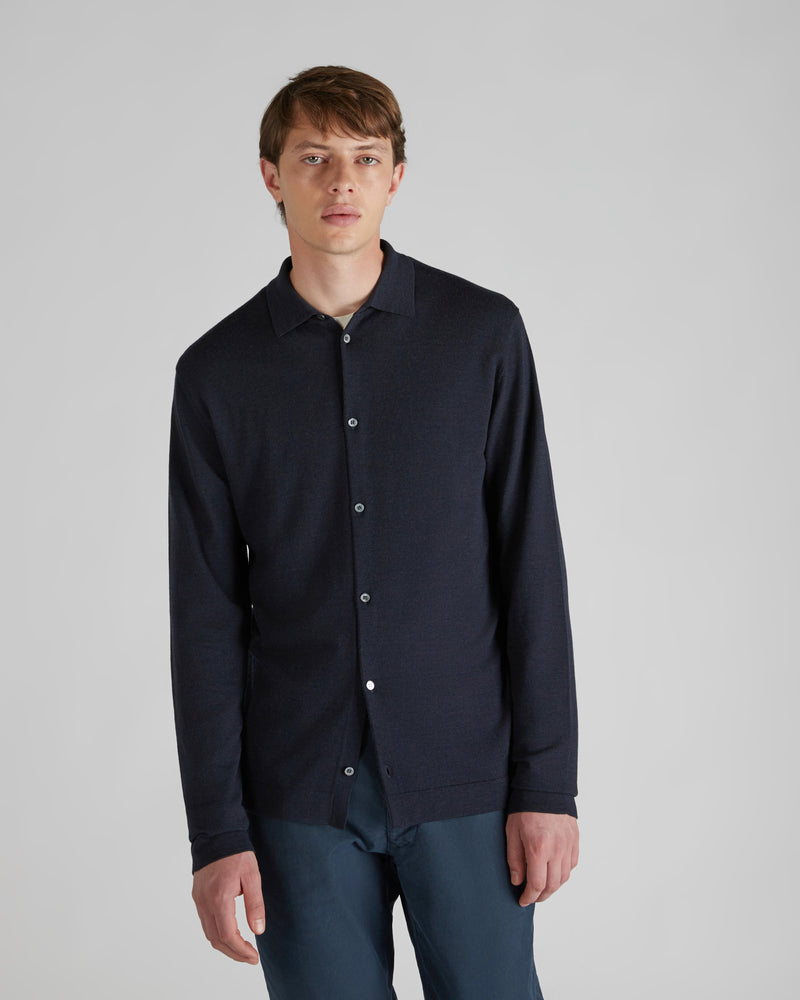 Slowear Camicia slim fit in Flexwool certificato Prezzo Ridotto