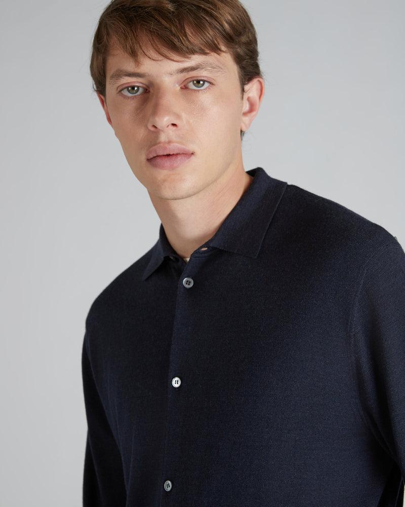 Slowear Camicia slim fit in Flexwool certificato Prezzo Ridotto