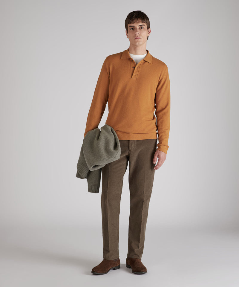 Slowear Polo slim fit in lana e cashmere Convenienza