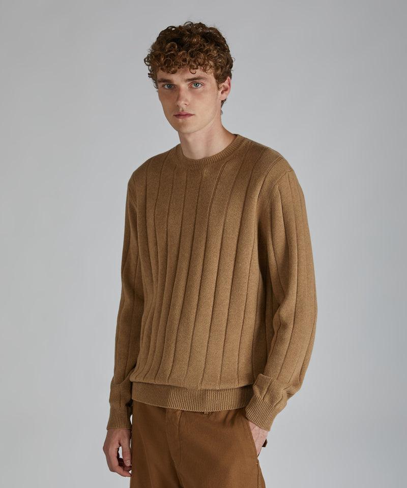 Slowear Girocollo slim fit in lana e cashmere Novità