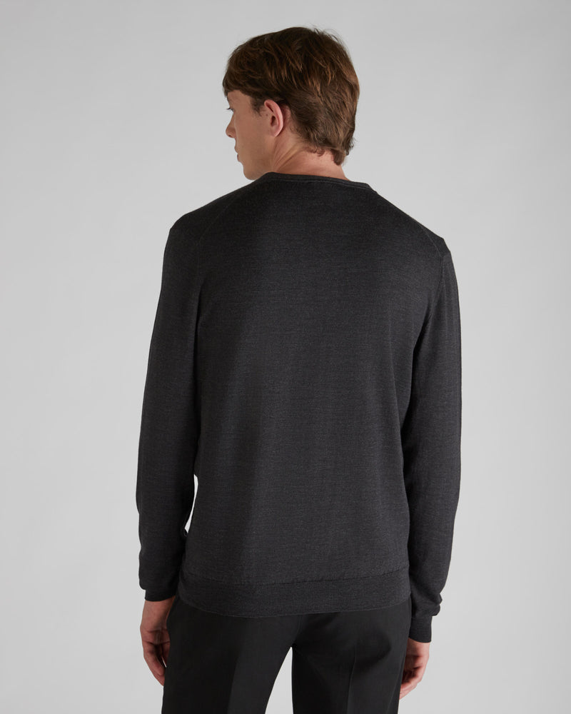 Slowear Cardigan slim fit in Flexwool certificato Economico