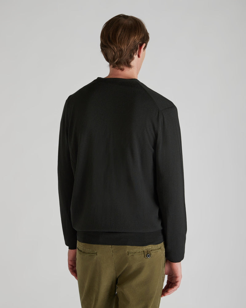 Slowear Cardigan slim fit in Flexwool certificato Online