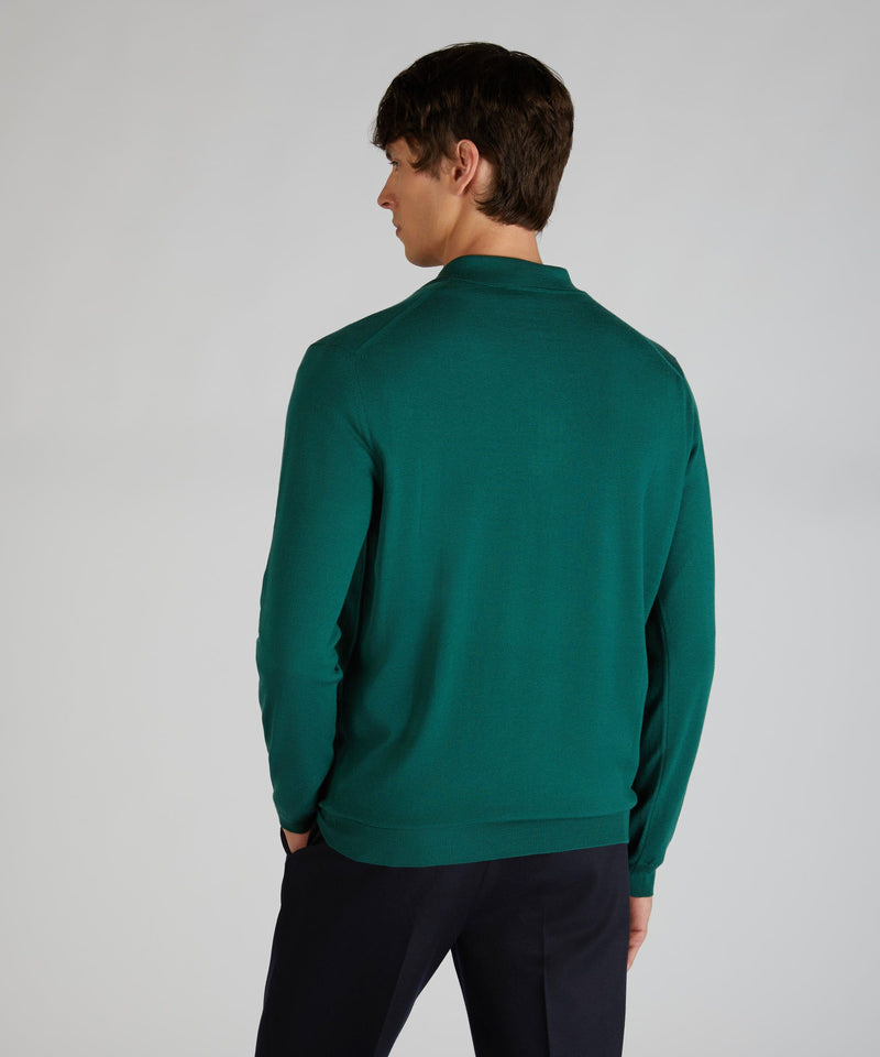 Slowear Polo slim fit in Flexwool Negozio