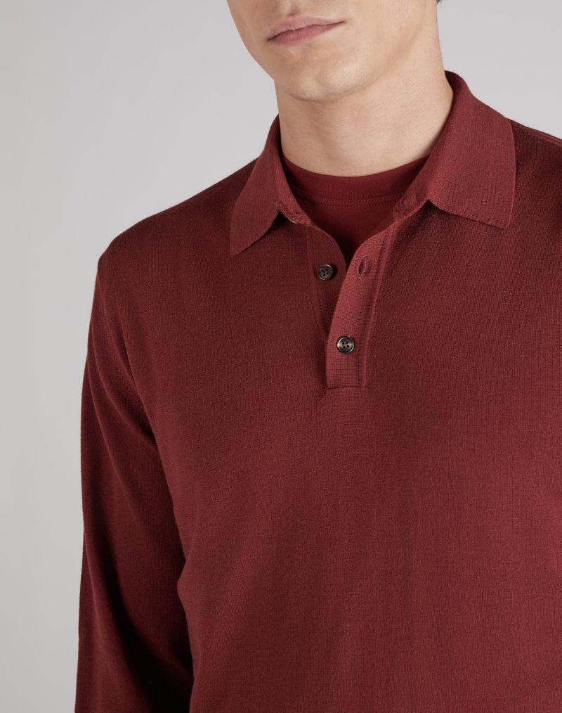 Slowear Polo slim fit in Flexwool In Saldo