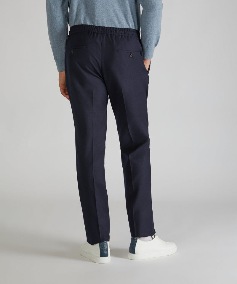 Slowear Pantalone tapered fit in flanella 2025
