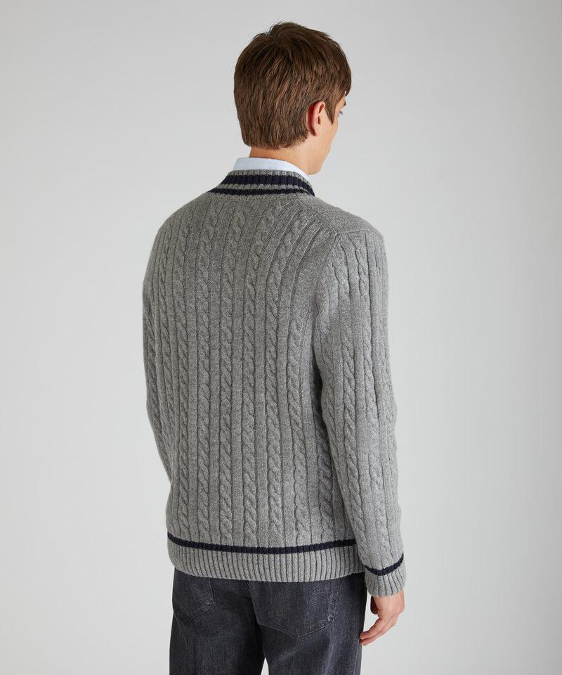 Slowear Maglia con scollo a V in lana Geelong 2025