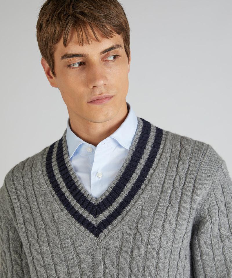 Slowear Maglia con scollo a V in lana Geelong 2025