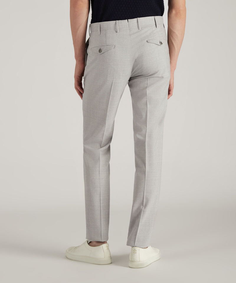 Slowear Pantalone slim fit in lana tropical certificata Nuovo