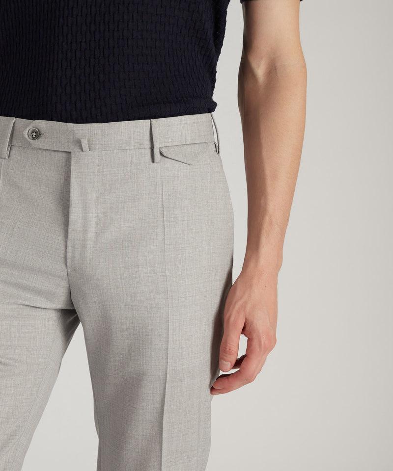 Slowear Pantalone slim fit in lana tropical certificata Nuovo