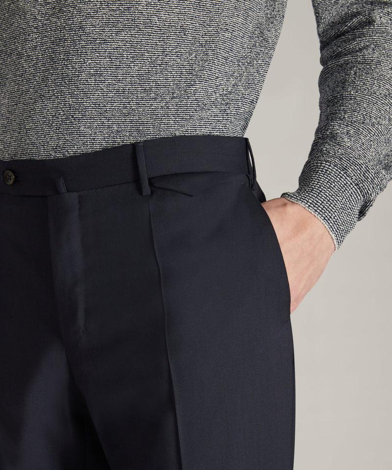 Slowear Pantalone slim fit in lana tropical certificata Qualità