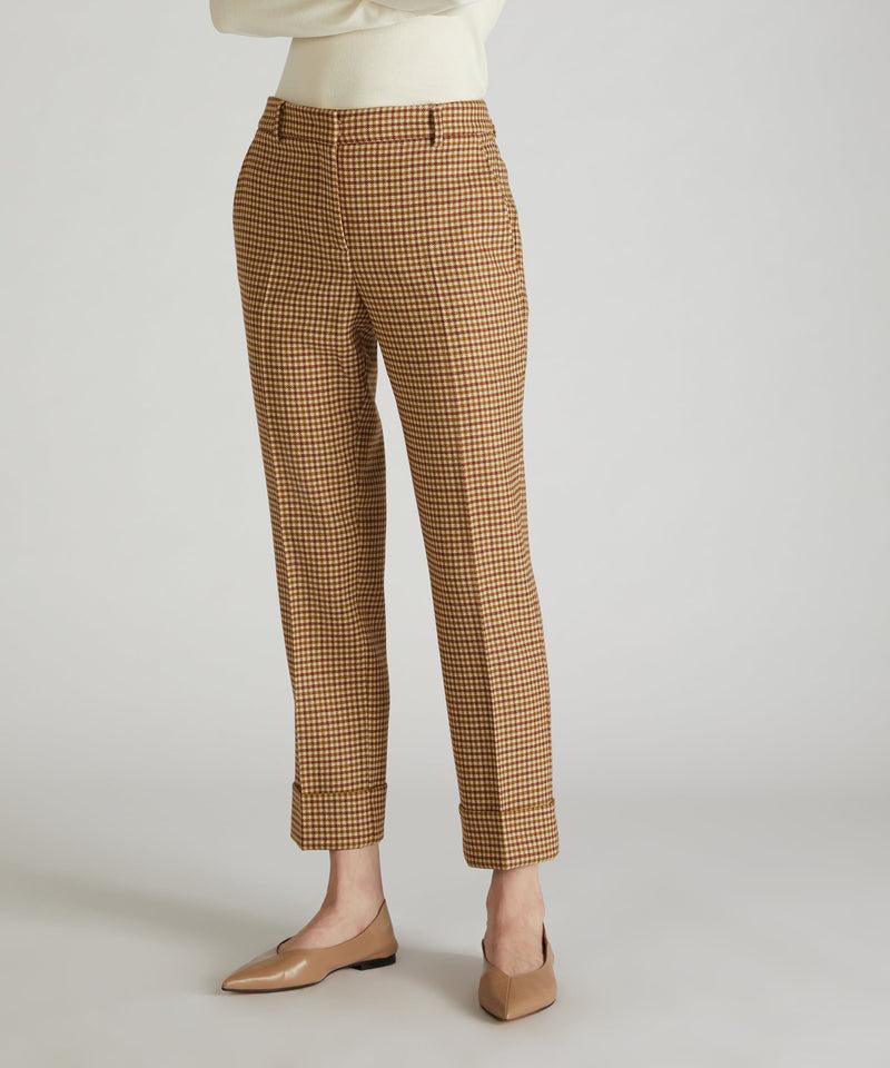 Slowear Pantalone regular fit in flanella Consegna Veloce
