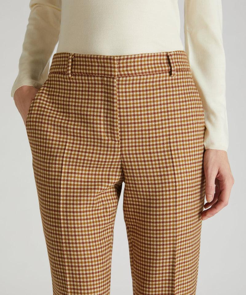 Slowear Pantalone regular fit in flanella Consegna Veloce