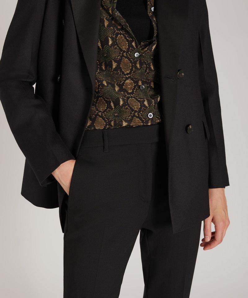 Slowear Pantalone slim fit in lana bistretch certificata Shopping Online