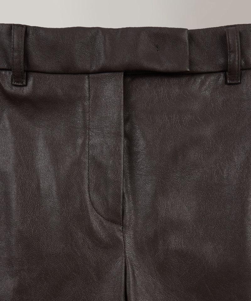 Slowear Pantalone slim fit in similpelle Economico