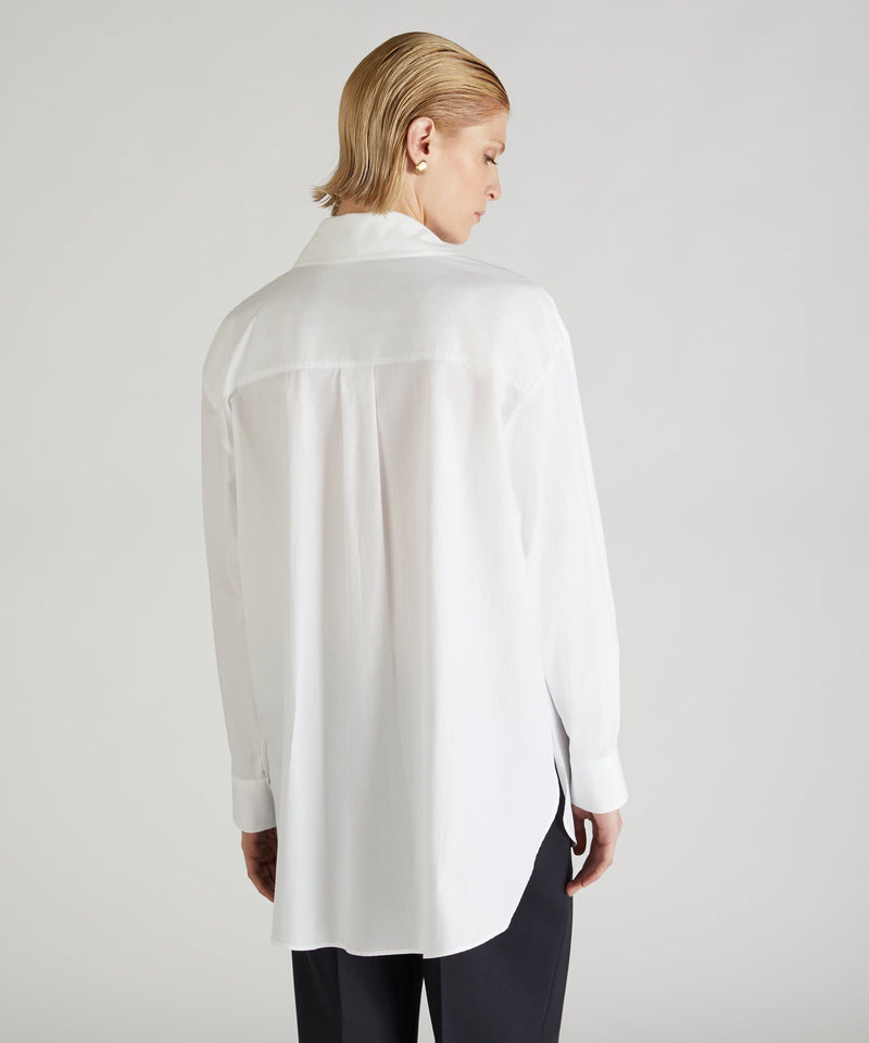 Slowear Camicia regular fit in popeline di cotone Online