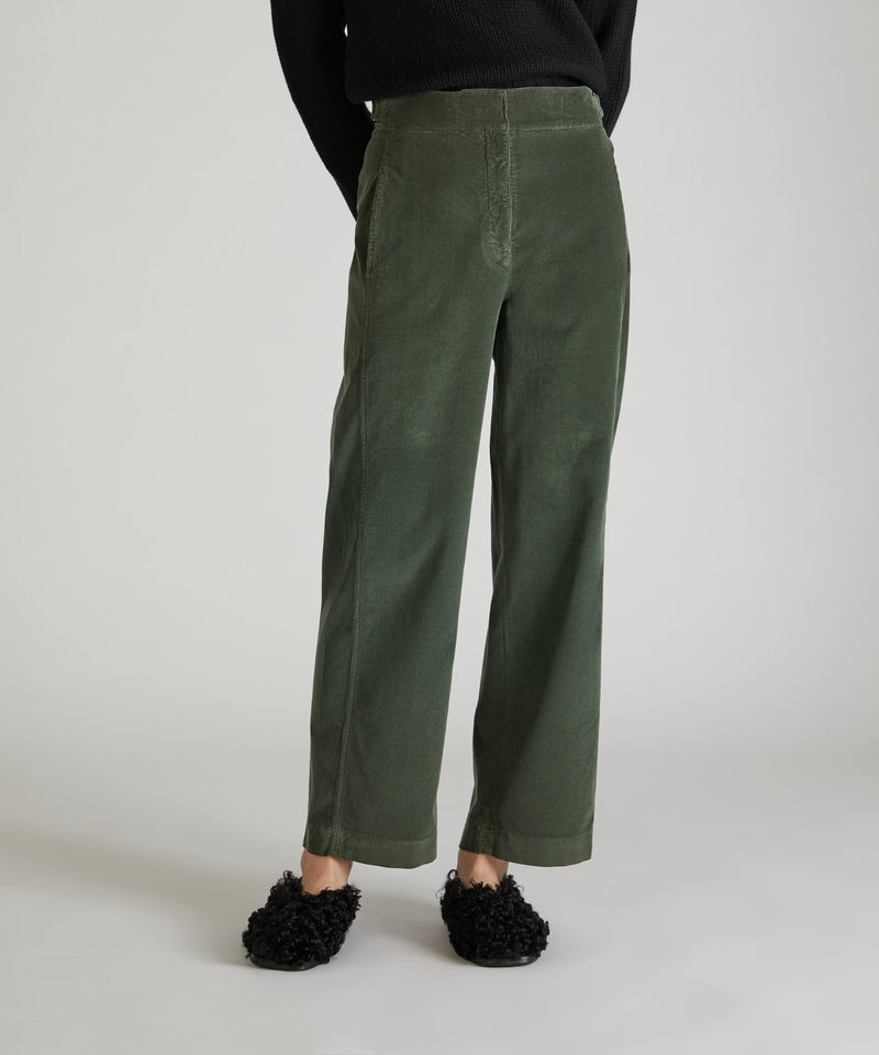Slowear Pantalone regular fit in velluto Saldi
