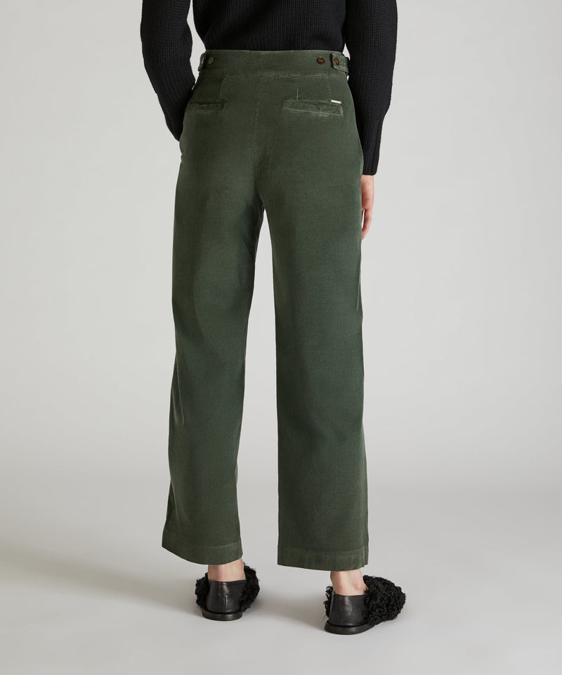 Slowear Pantalone regular fit in velluto Saldi