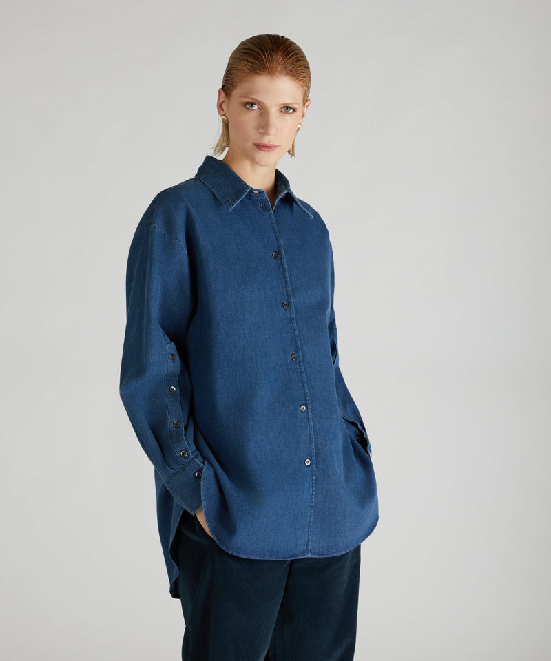 Slowear Camicia regular fit in denim di cotone Hotsell