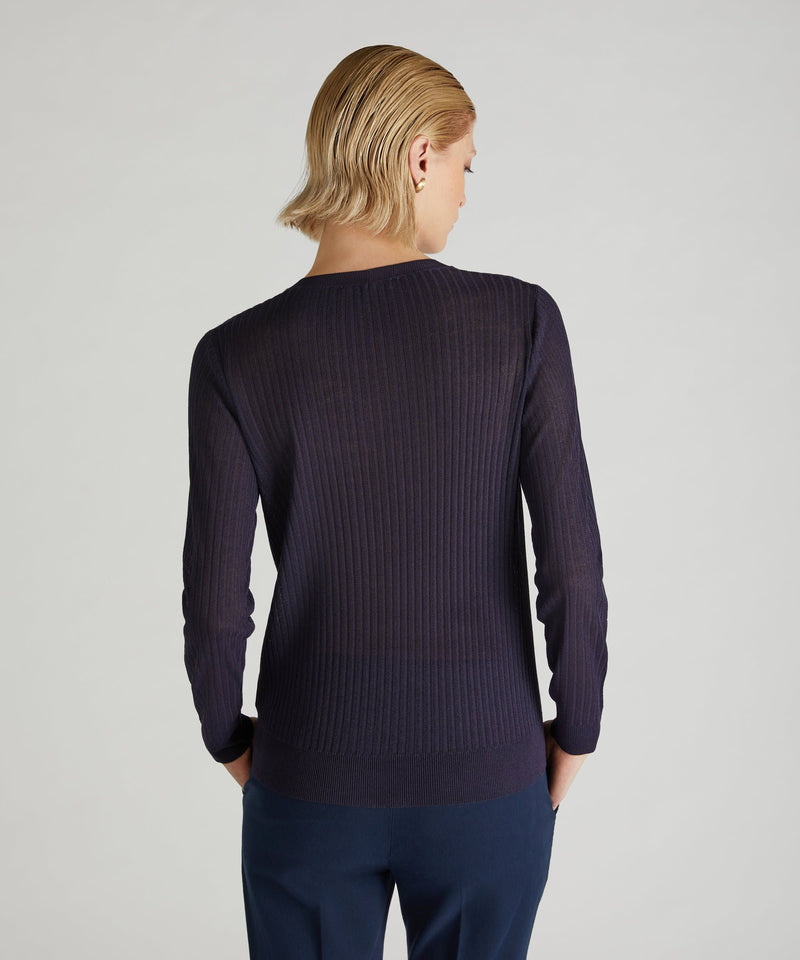 Slowear Cardigan regular fit in viscosa Saldi Di Fabbrica