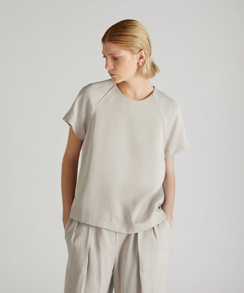 Slowear Camicia wide fit in lyocell Negozio