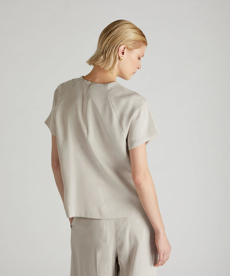 Slowear Camicia wide fit in lyocell Negozio