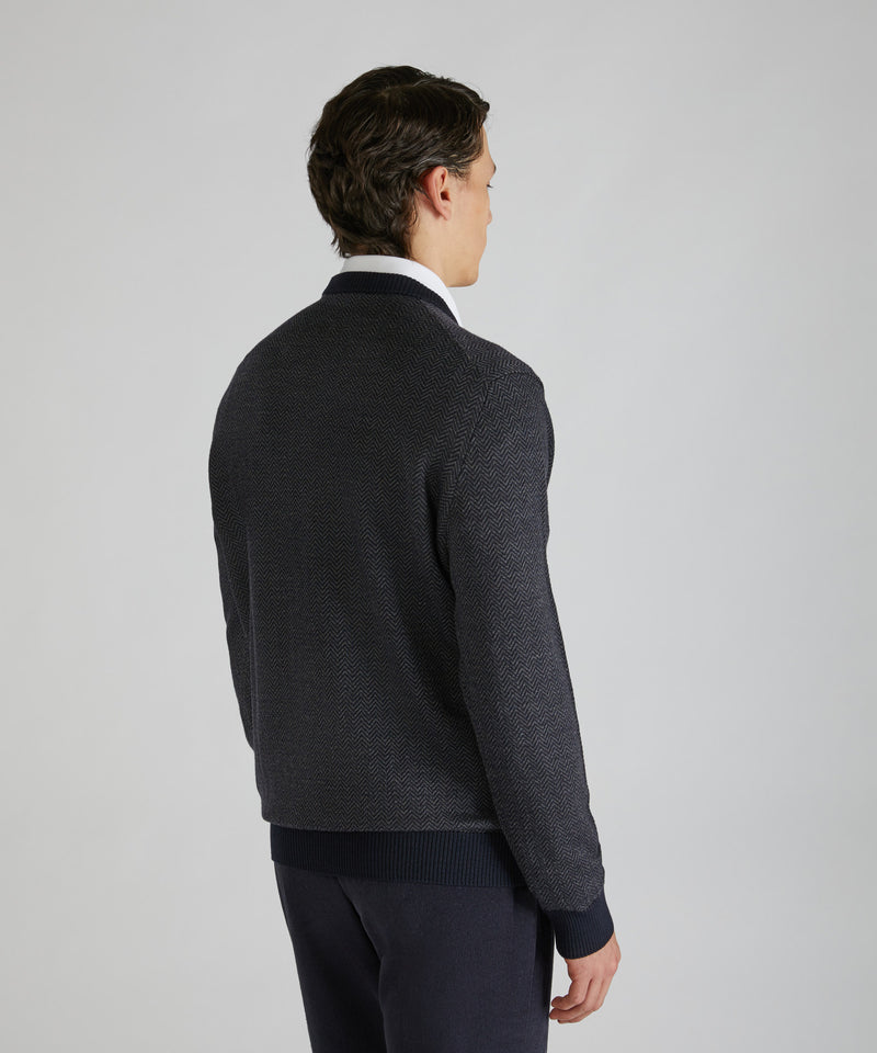 Slowear Girocollo slim fit in lana merinos Nuovo