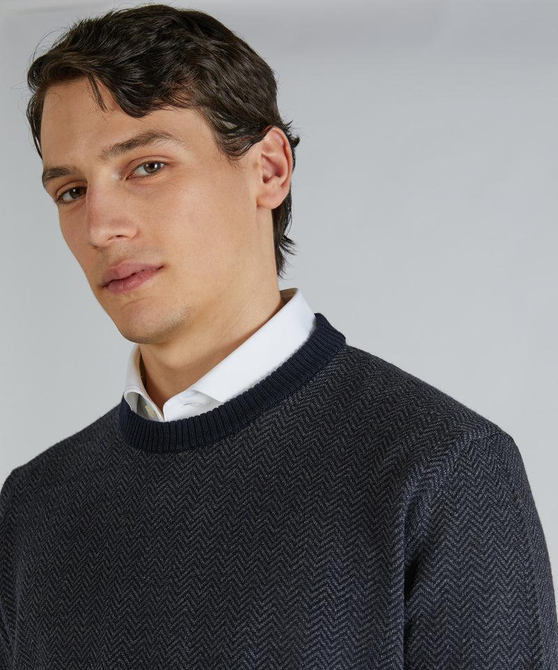 Slowear Girocollo slim fit in lana merinos Nuovo