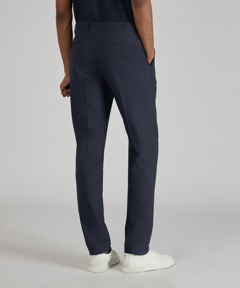 Slowear Pantalone slim fit in lana tropical Pezzi Unici