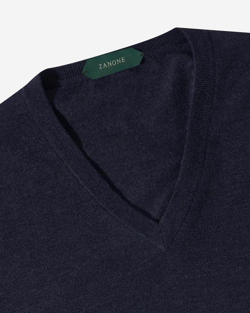 Slowear Maglia scollo a V slim fit in Flexwool certificato Fino Al -60%