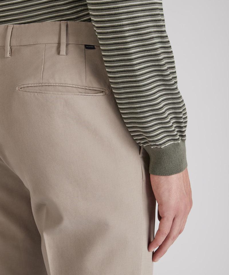 Slowear Pantalone slim fit in doeskin Sottocosto