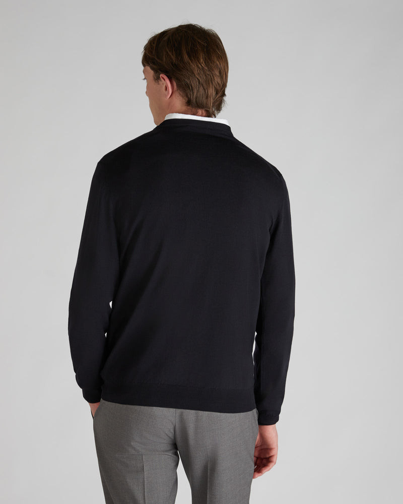 Slowear Girocollo slim fit in Flexwool certificato Novità